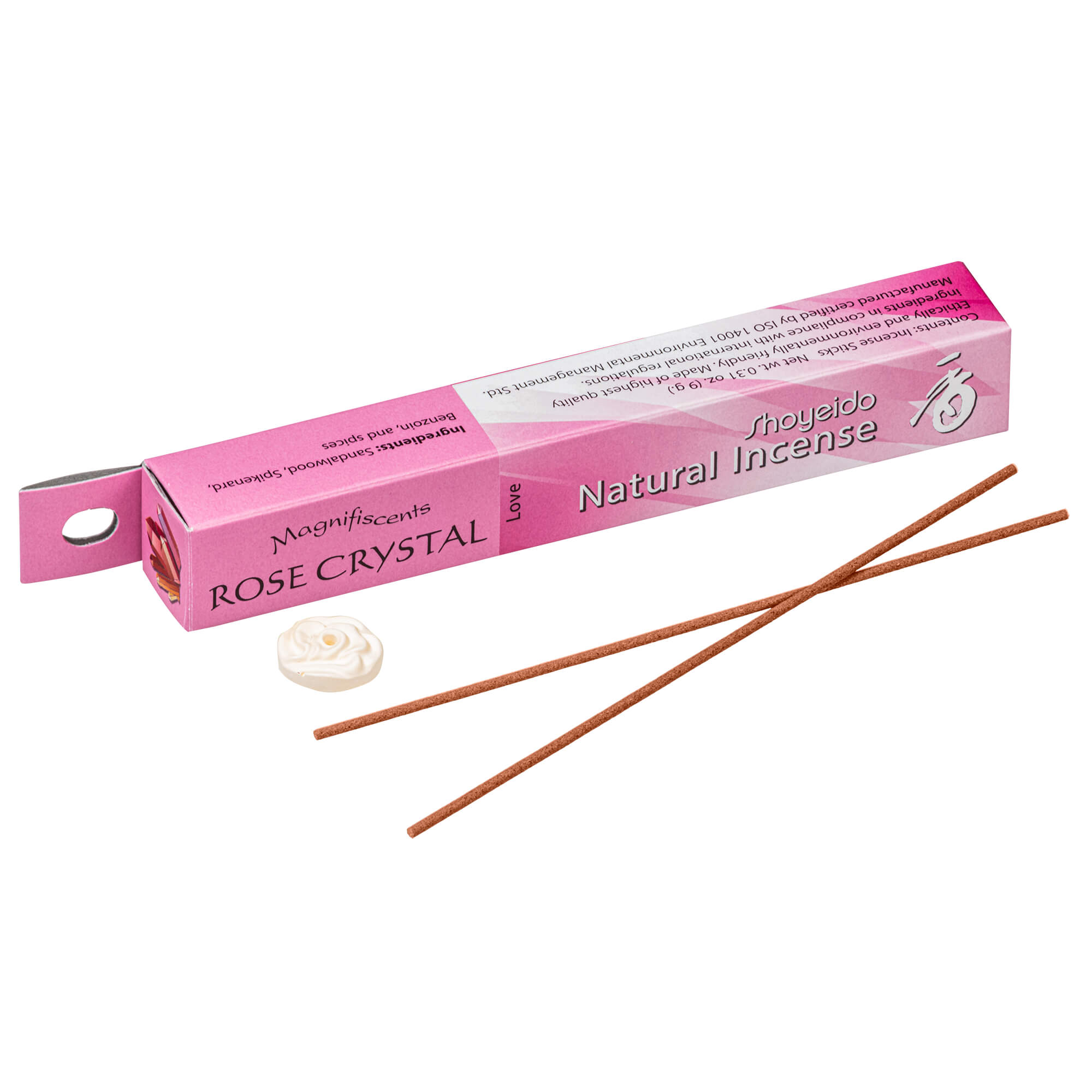 Rose-Crystal-Edelstein-Shoyeido-Incense Rose Crystal