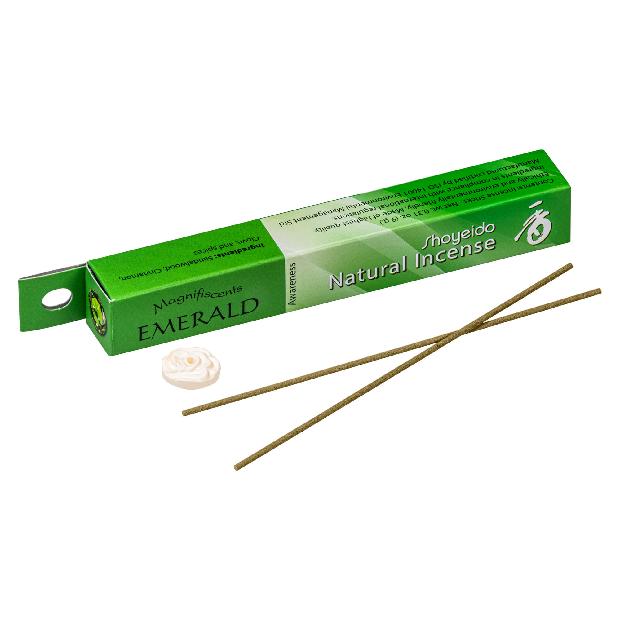Emerald-Edelstein-Shoyeido-Incense Emerald