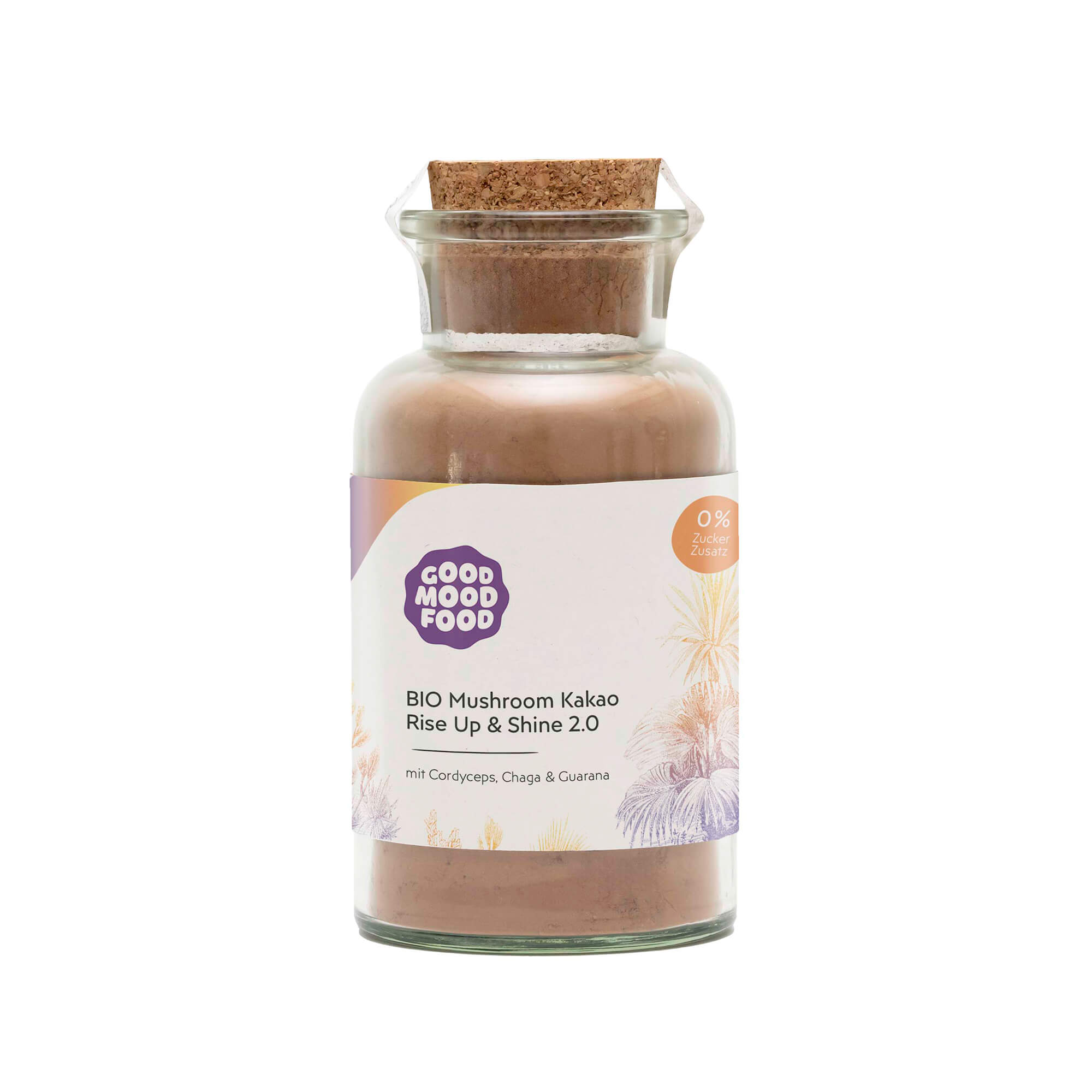 Vitalpilz Kakao - Rise Up & Shine 2.0 im Glas, 120 g, Bio