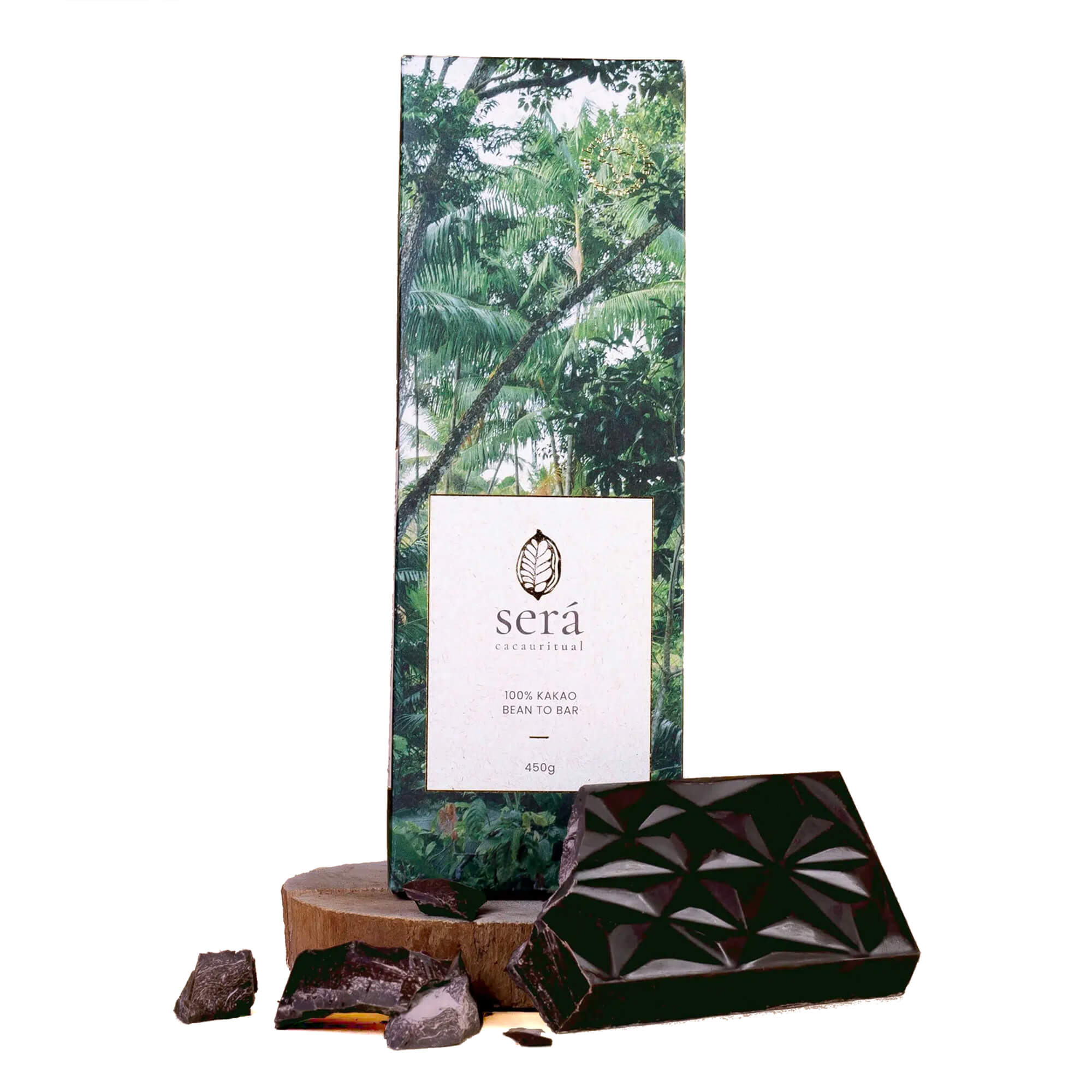 Rohkakaomasse Block Brasilien, 450 g, Bio