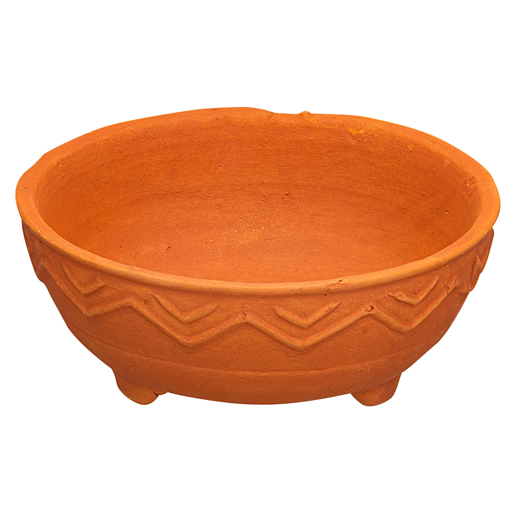 Clay incense bowl