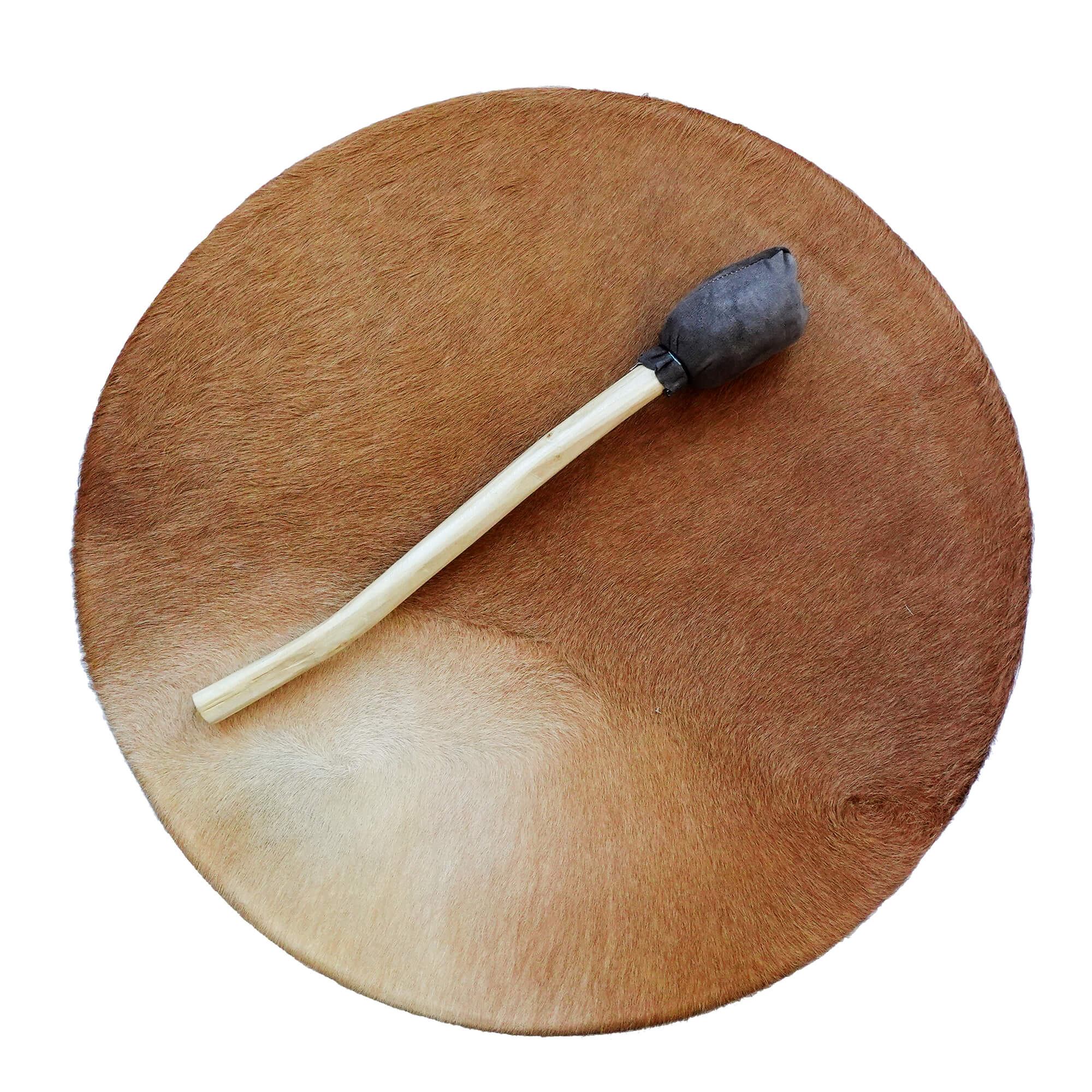 Shamanic Drum Cowhide with Fur