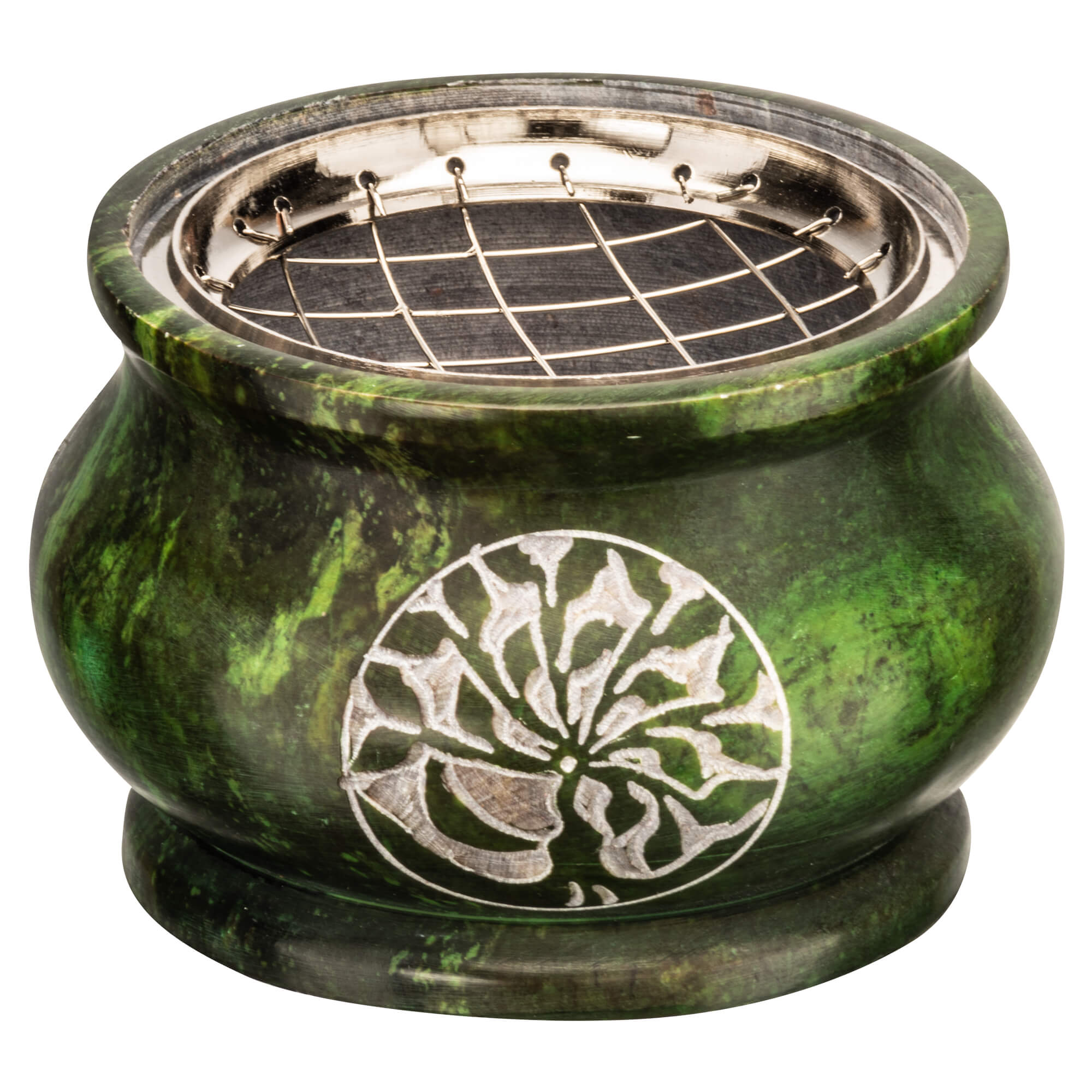 Netzgefaess-Yggdrasil-Baum Yggdrasil incense burner with mesh