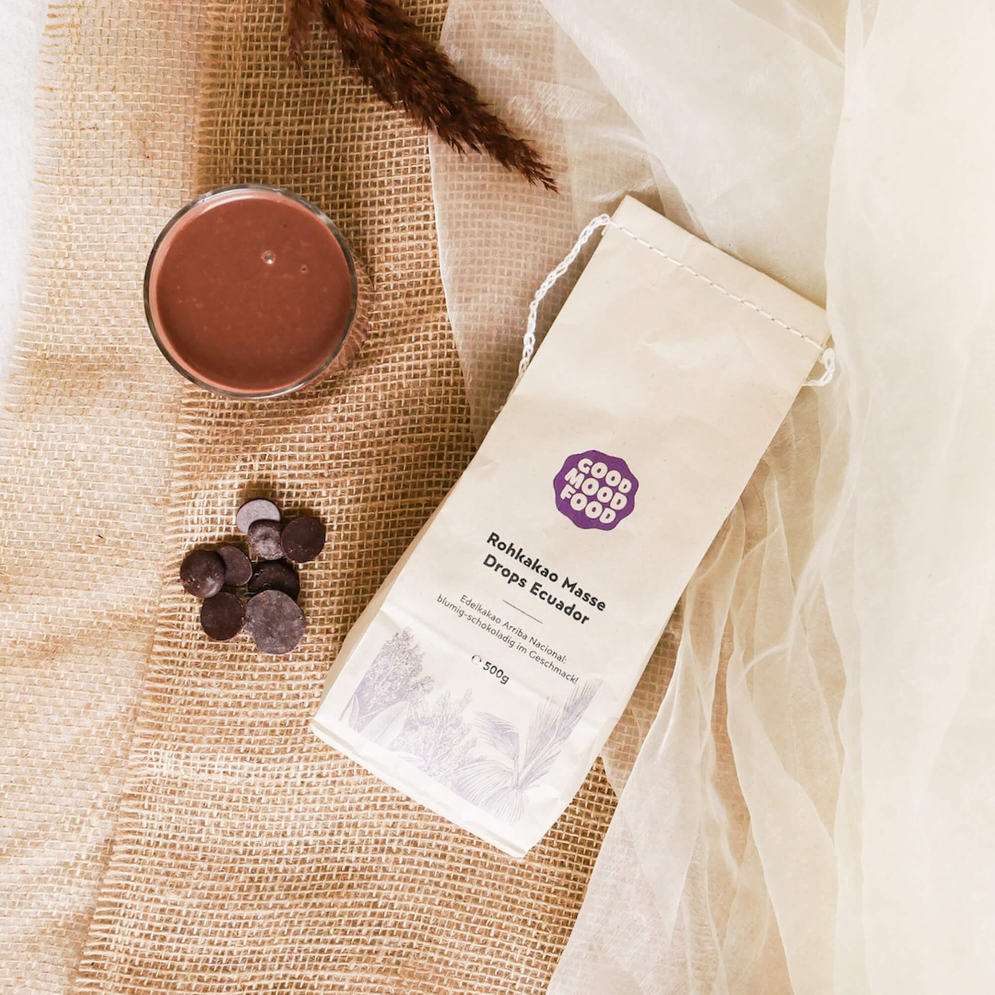 Rohkakaomasse-Drops-Ecuador-Bio-500g-4
