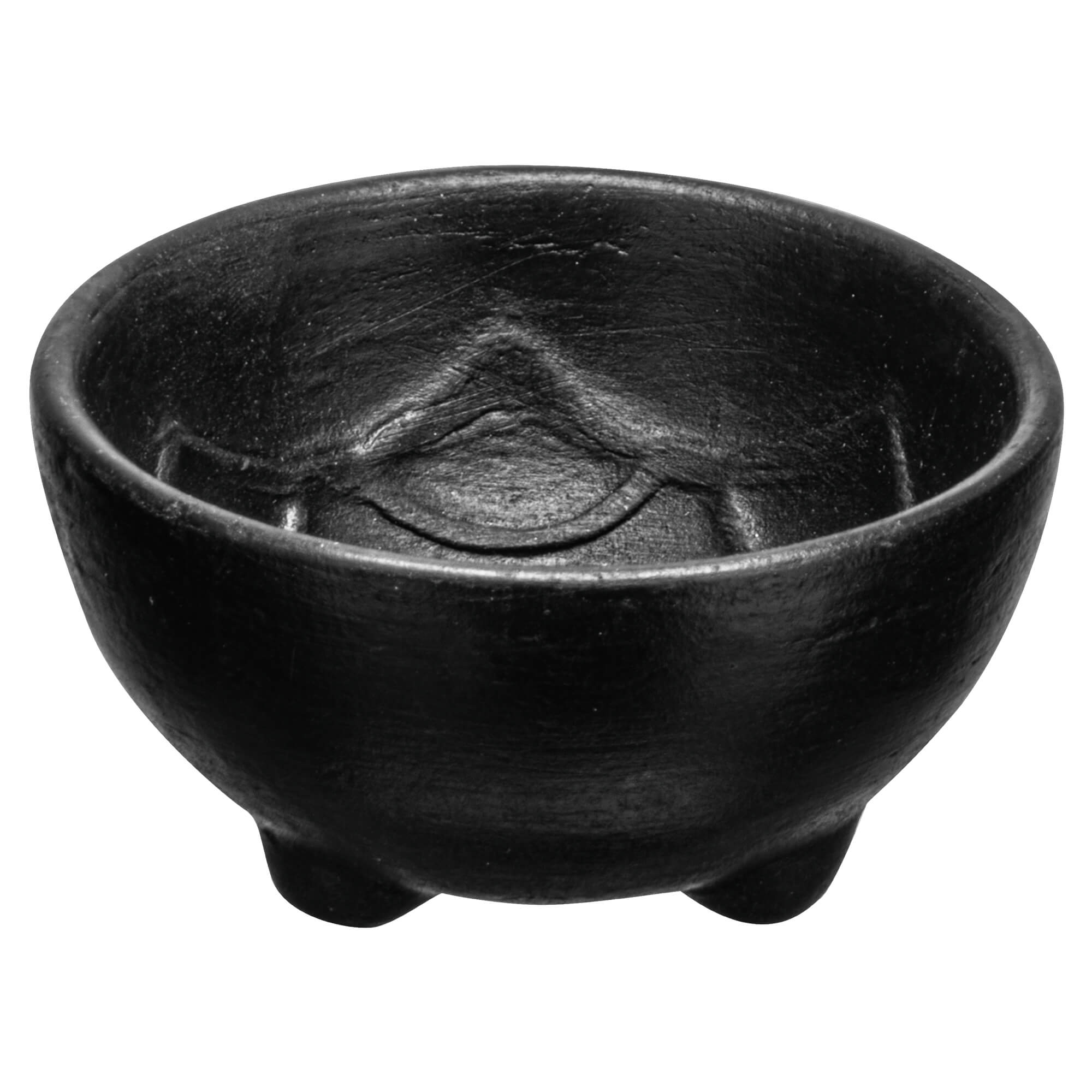 Lasierte-Schale-Ton-Schwarz Lasierte Tonschale