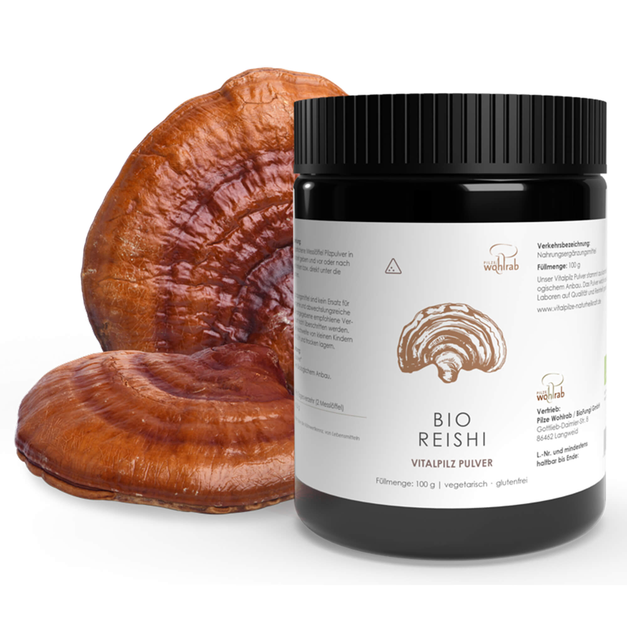 Reishi Vitalpilz Pulver, Bio Reishi Vitalpilz Pulver, Bio