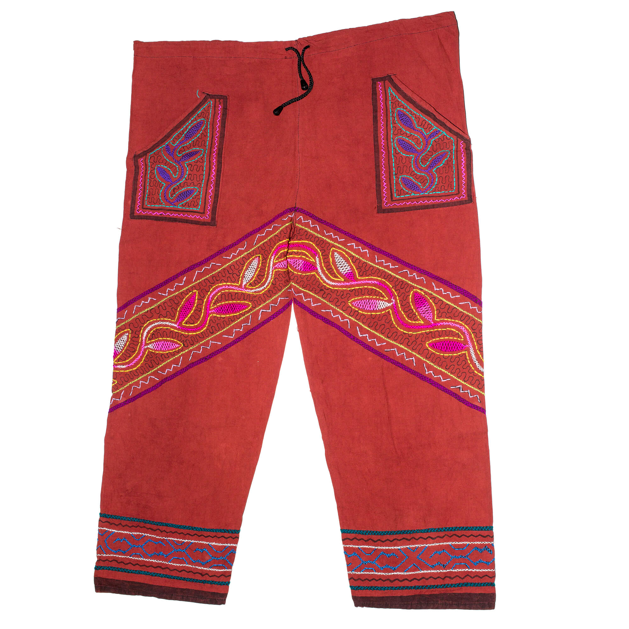 Shipibo Ayahuasca Ritual Trouser brown