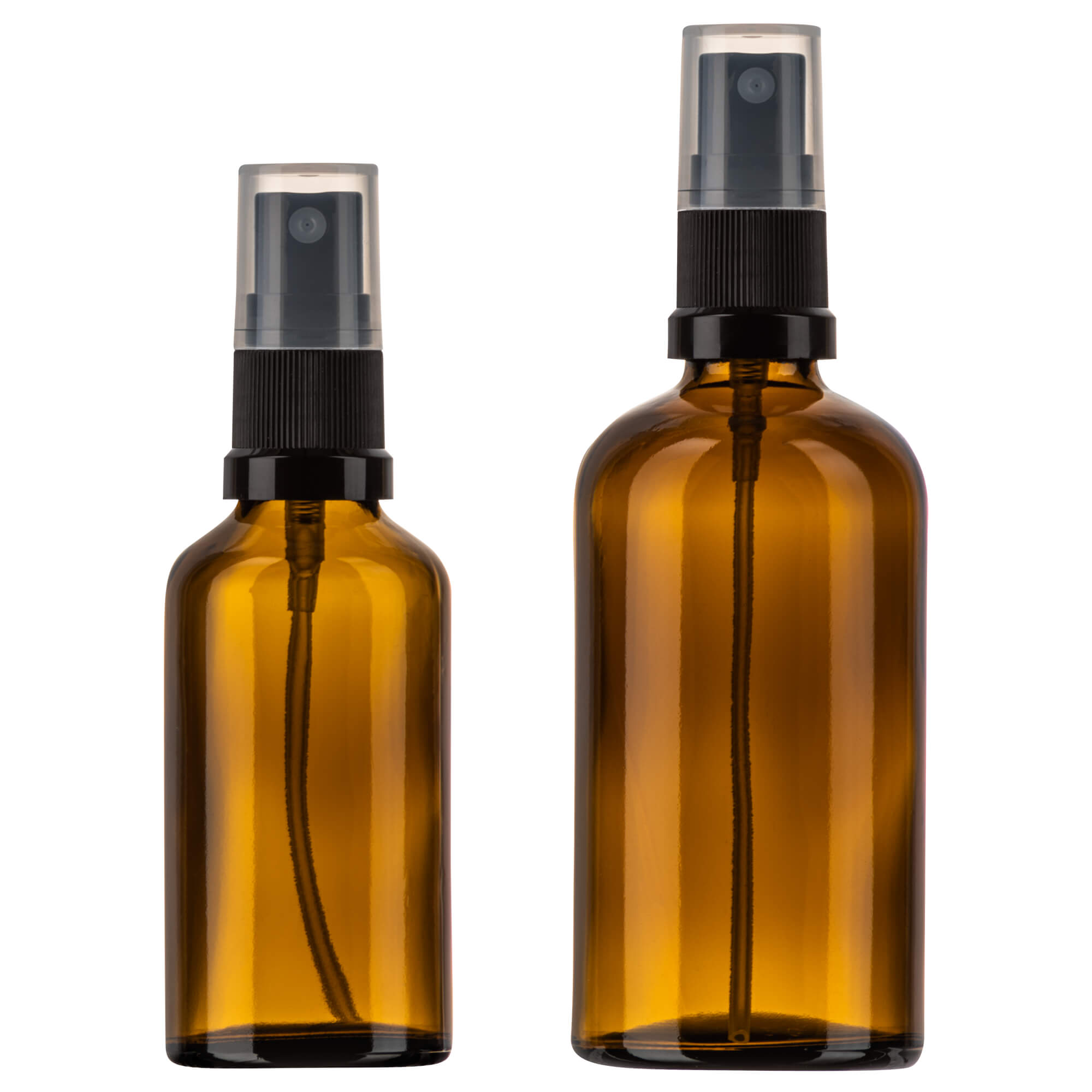 Glass spray bottle