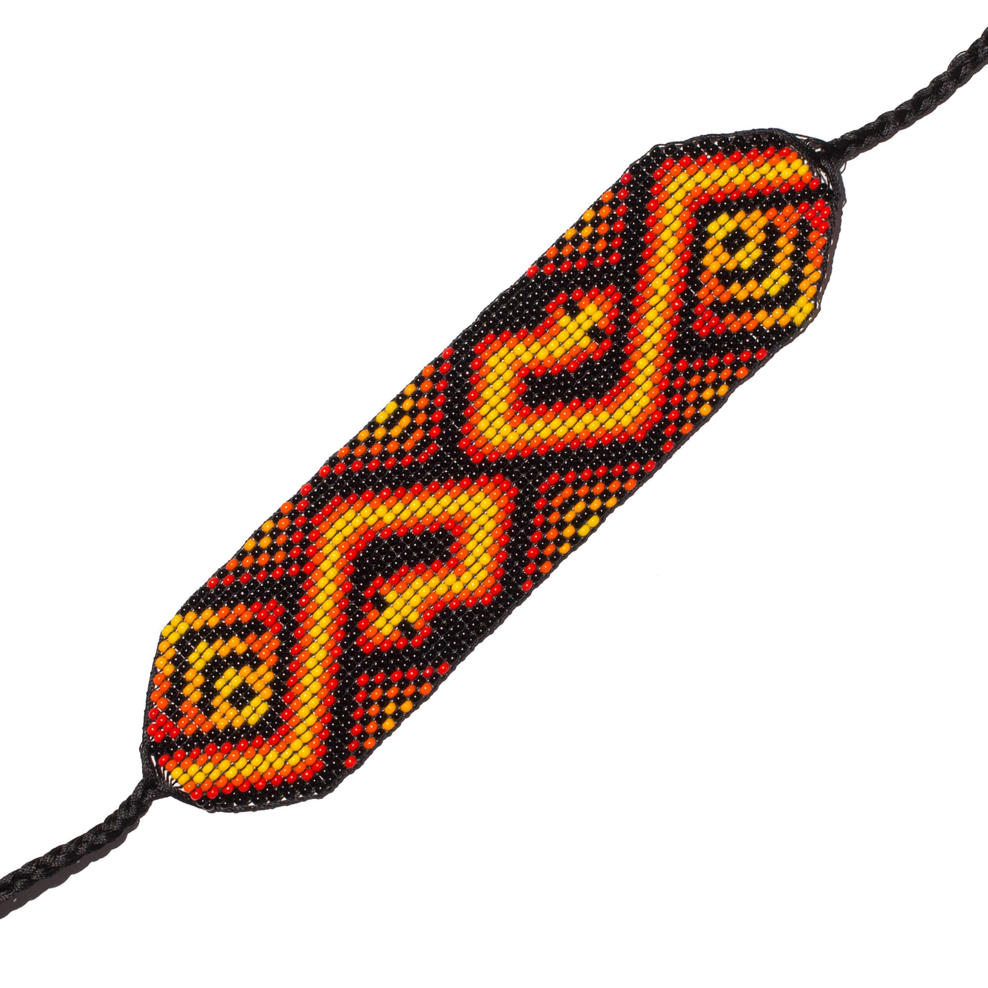 Bracelet en perles tissées à motif triangulaire - Peyote Bracelet en perles tissées à motif triangulaire - Peyote