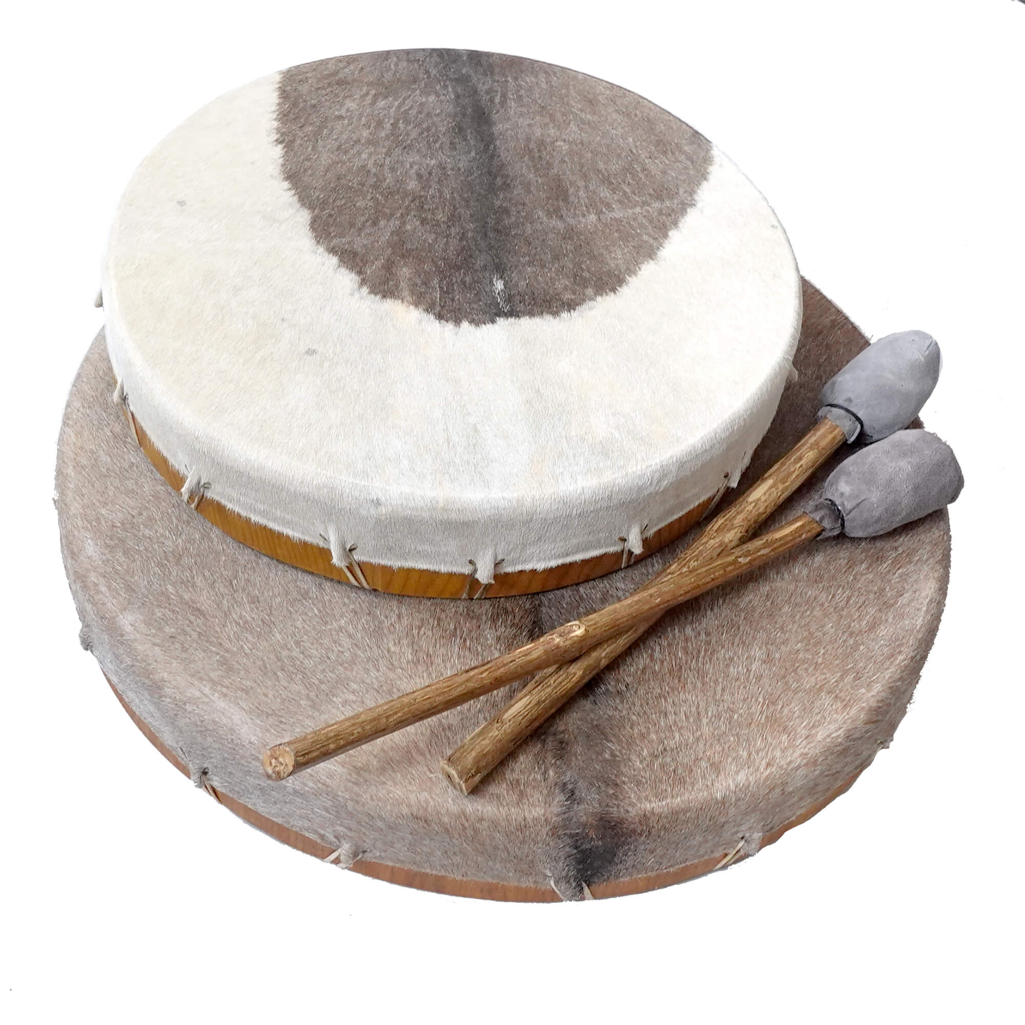 Shaman Drum with fur
