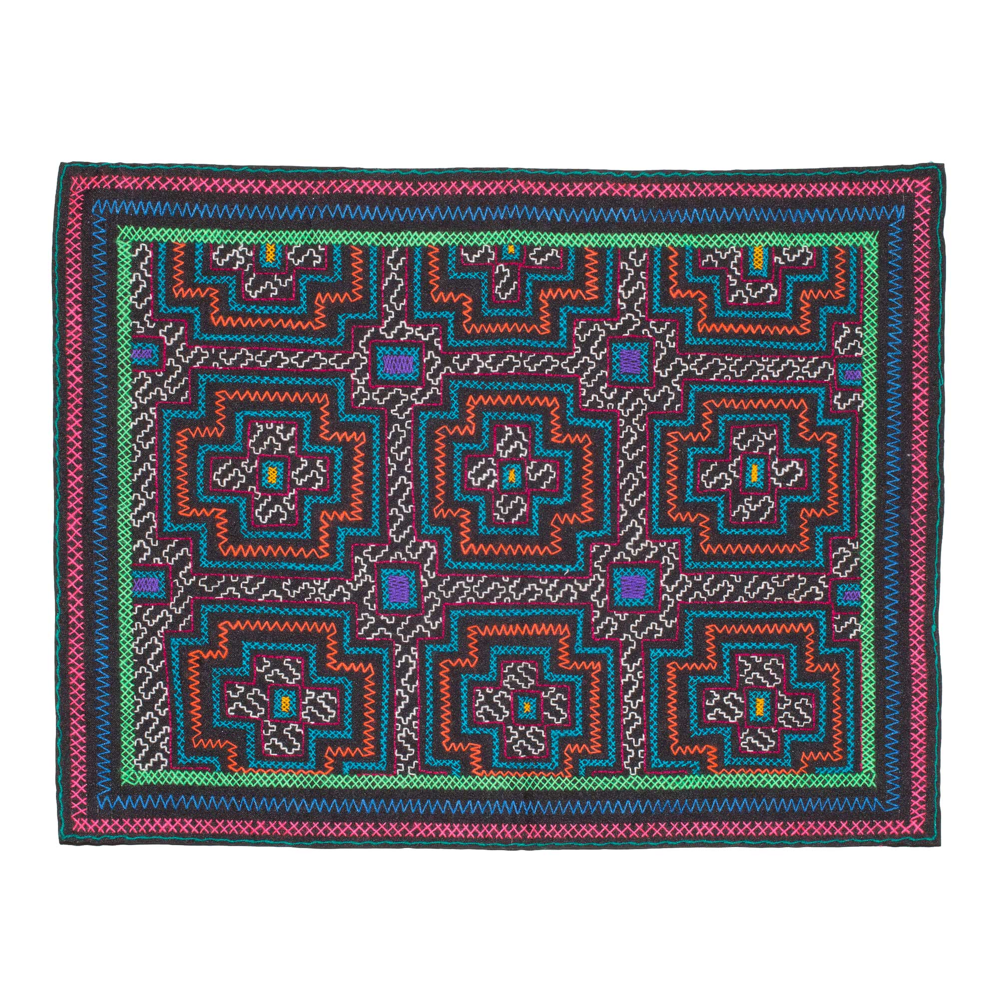 Shipibo Ayahuasca textile, small