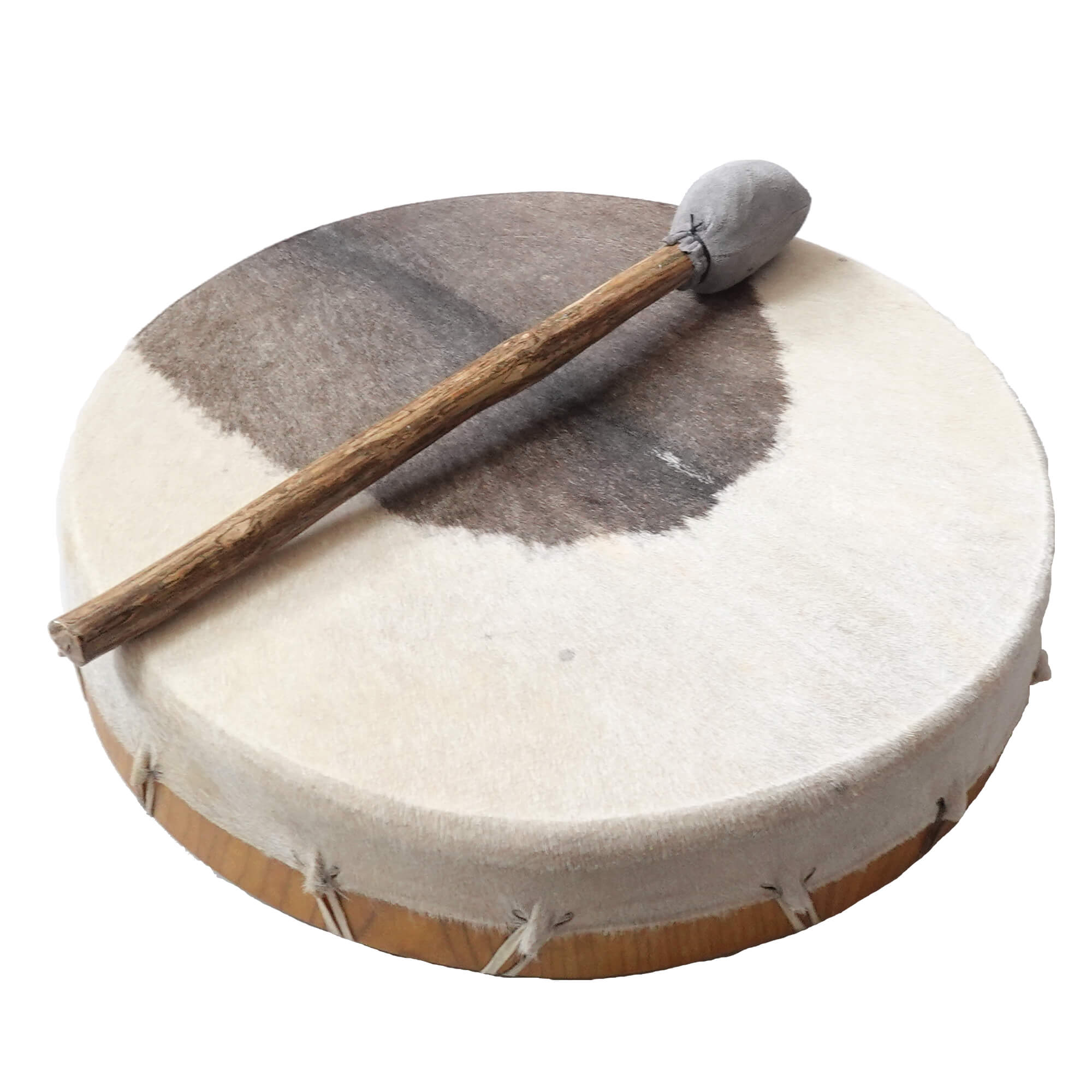 Shaman Drum with fur