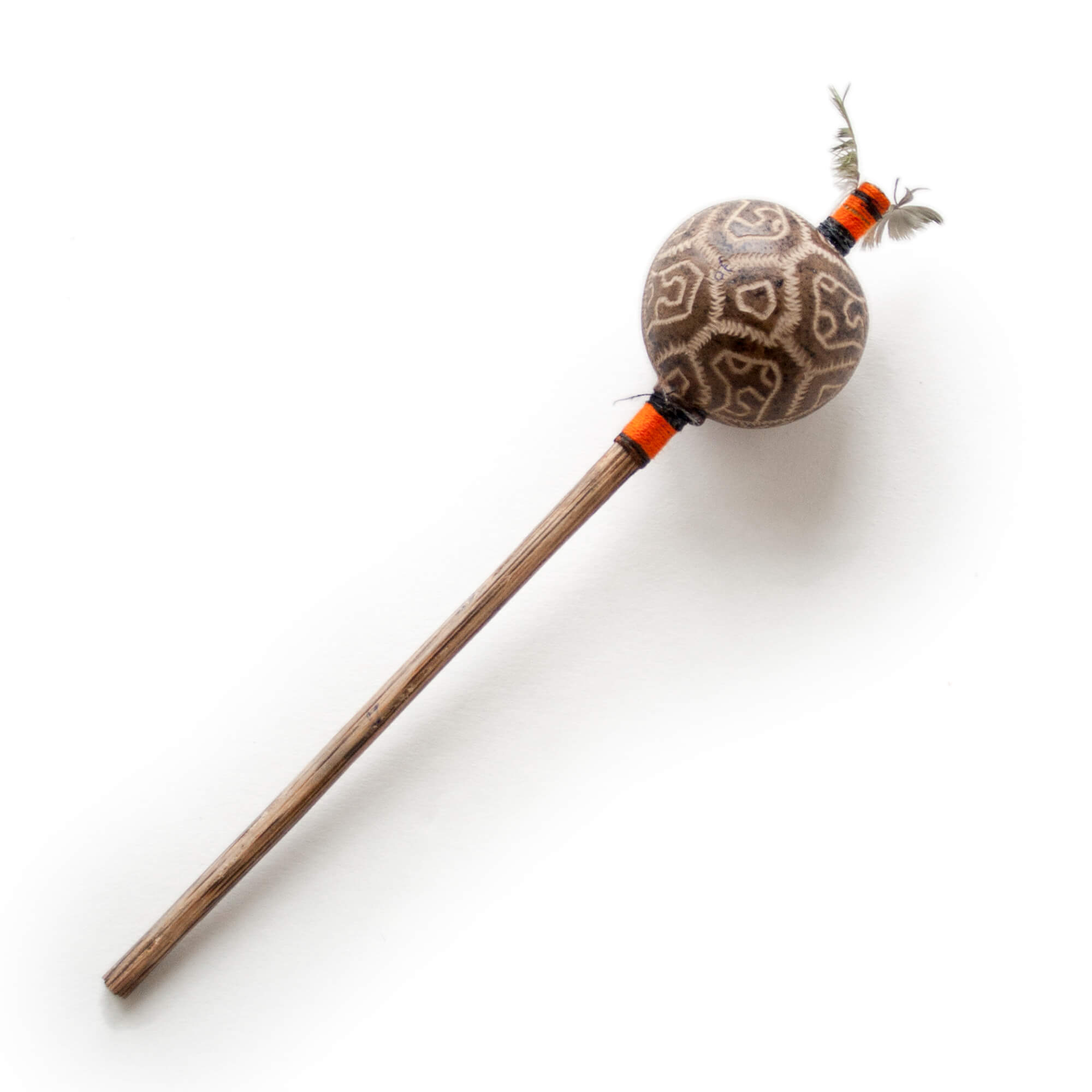 Shipibo-Maraca-Rassel-klein Shipibo Maraca Rattle