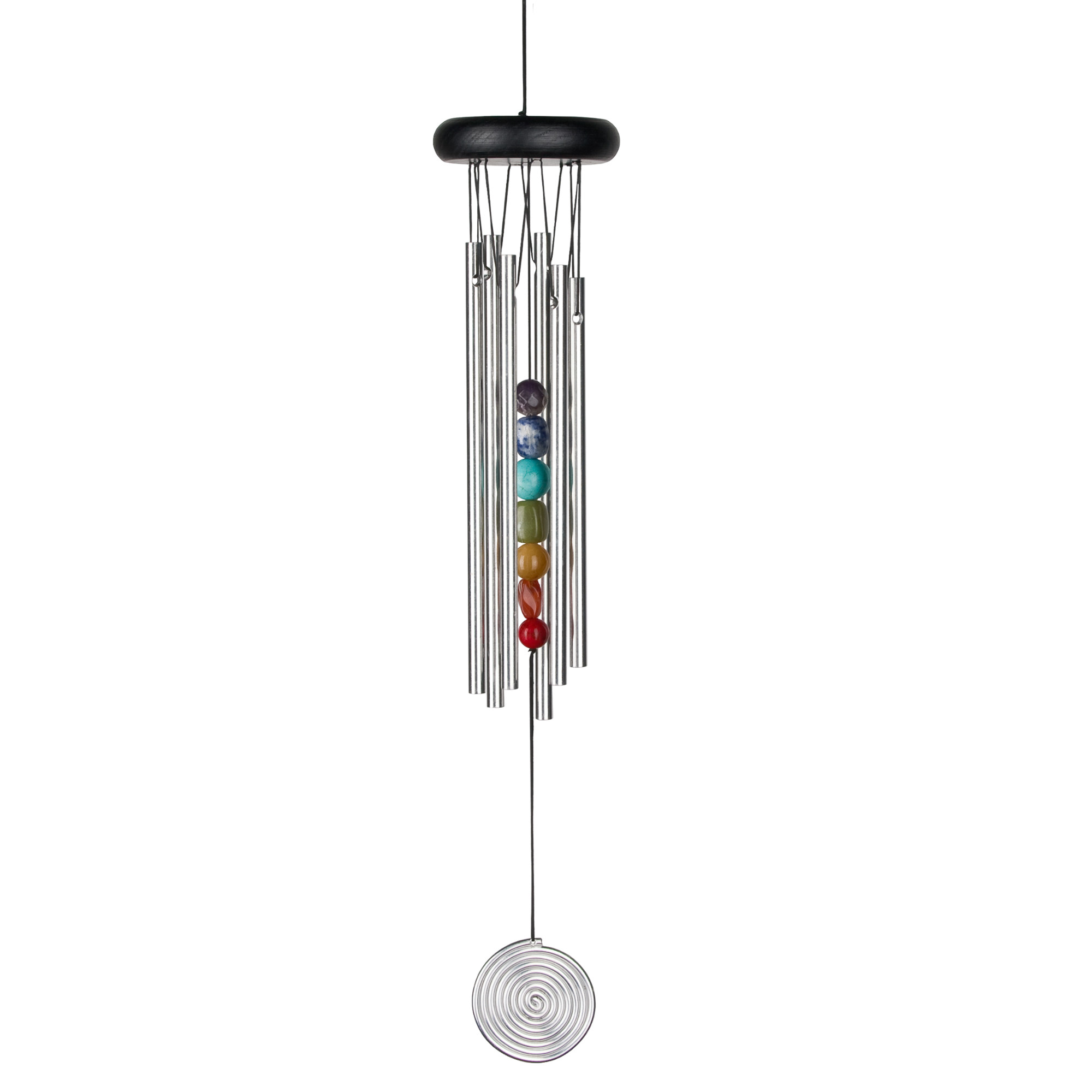 Woodstock Chakra Chime Seven Stones – Silver