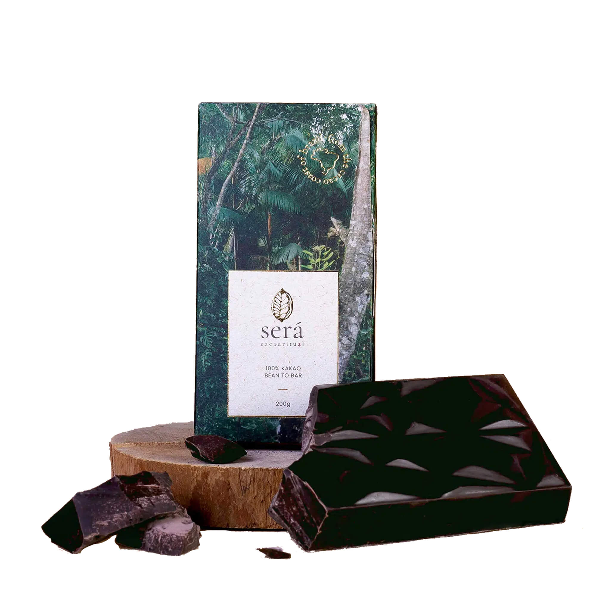 Rohkakaomasse Block Brasilien, 200 g, Bio
