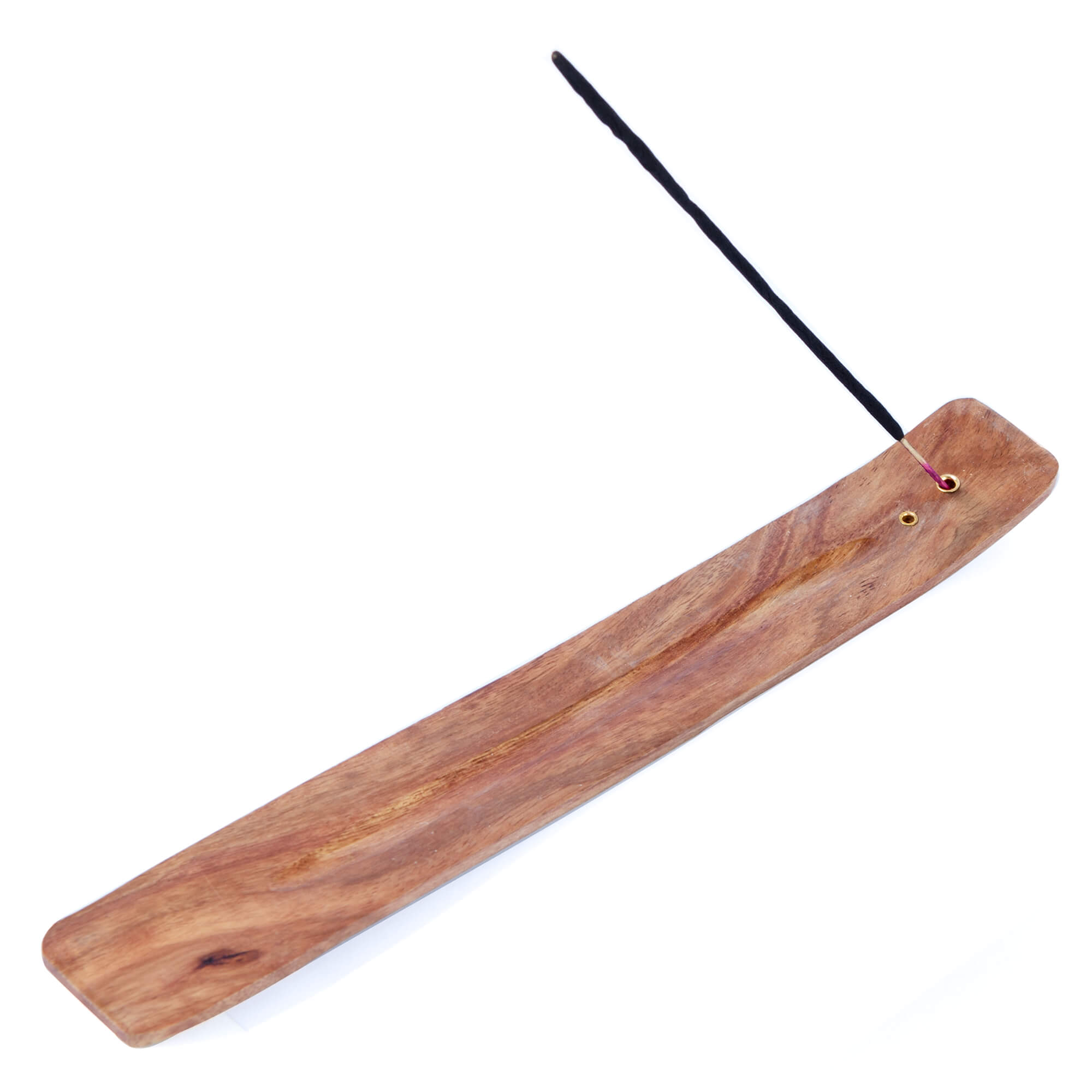 Raeucherstaebchenhalter-Holz Incense stick burner Boat shape