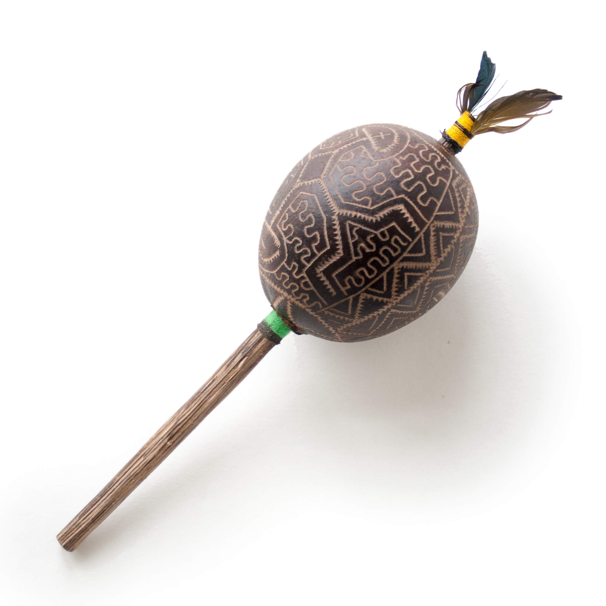 Shipibo-Maraca-Rassel-Gross Shipibo Maraca Rattle