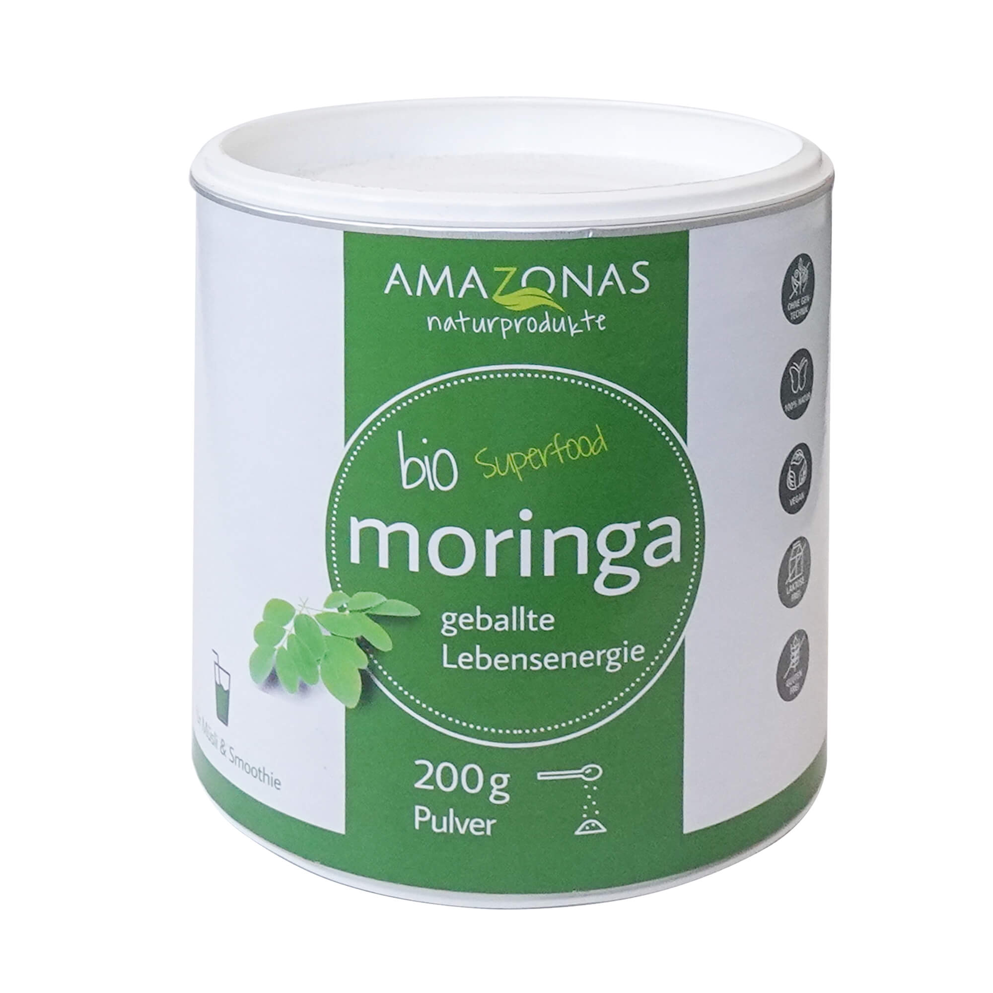 Moringa Pulver, Bio